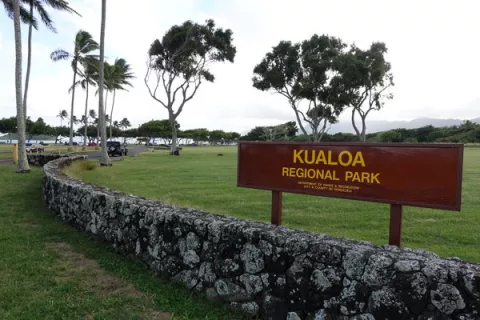 Kualoa Regional Park Campground A